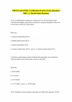 NBCOT and OTKE Practice Questions and answer 100 correct 2026 A GUARANTEED