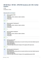 NR 568 Week 1 NR 568 &ndash; UPDATED Questions with 100&percnt; Verified&NewLine;Answers