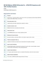 NR 569 Midterm NR569 Differential Dx &ndash; UPDATED Questions with&NewLine;100&percnt; Verified Answers