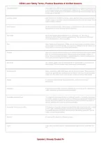 OSHA Laser Safety Terms Exam Prep &ndash; Practice Questions and Verified Answers &vert; Grade A&plus; &vert; 2026&ndash;2027