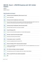 NSG 550 &colon; Exam 2 &ndash; UPDATED Questions with 100&percnt; Verified&NewLine;Answers&NewLine;