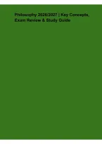 Philosophy 2026&lowbar;2027 &ndash; Key Concepts&comma; Exam Review & Study Guide