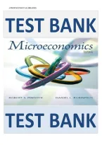 Test Bank for Microeconomics 7th Edition by Pindyck & Rubinfeld&colon; Complete Exam Question Bank with Answers