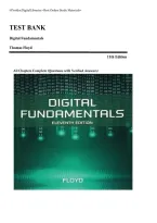 Test Bank for Digital Fundamentals 11th Edition by Thomas L&period; Floyd &ndash; All Chapters Complete Questions with Answers