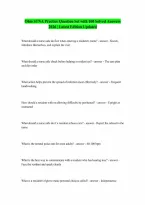 Ohio STNA Practice QuestionsStudy Guide Questions and answer 100 solved 2026 Answers 20262027 RATED A