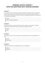 Criminal Justice Chapter 1&NewLine;Expected Questions With Verified Answers