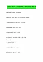 Certified Pediatric Nurse Cpn Certification Actual Exam Questions And Correct Verified Solutions Latest Update This Year Just Released Latest Update 1