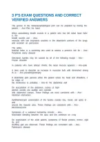 3 P's Exam Questions And Correct Verified Answers