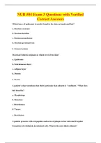 NUR 504 Exam 3 Questions with Verified&NewLine;Correct Answers