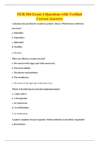 NUR 504 Exam 4 Questions with Verified&NewLine;Correct Answers
