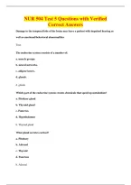 NUR 504 Test 5 Questions with Verified&NewLine;Correct Answers