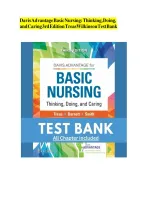 Test Bank For Davis Advantage Basic Nursing&colon; Thinking&comma; Doing&comma; and Caring&comma; 3rd Edition by Leslie S&period; Treas&vert; All Chapters &vert; Questions & 100&percnt; Verified Answers And Rationales &vert; Latest