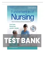TEST BANK FOR Fundamentals of Nursing&colon; The Art and Science of Person-Centered Care Tenth&comma; North American Edition by Carol R&period; Taylor ISBN&colon; 978-1975168155 COMPLETE GUIDE 100&percnt; VERIFIED A&plus;GRADE ASSURED&excl;&excl;&excl;&excl;