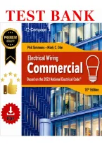 Test Bank &mdash; Electrical Wiring Commercial&comma; 18th Edition &lpar;Simmons&comma; Mullin & Ode&comma; 2023&rpar; &vert; All Chapters 1&ndash;22 Covered&NewLine;