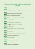 D545 Lesson 1&period;1 Updated Questions And Correct&NewLine;Answers