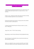 Sociology 101 Straighterline final exam QUESTION AND ANSWERS UPDATED 2026 Latest UPDATE 100 CORRECT ANSWERS