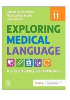 TEST BANK FOR Exploring Medical Language&colon; A Student-Directed Approach 11th Edition by Danielle LaFleur &comma; Dale M&period; Levinsky&period;ISBN&colon;978-0323711562&period;COMPLETE GUIDE ALL CHAPTERS COVERED 100&percnt; VERIFIED A&plus; GRADE ASURED&excl;&excl;&excl;&excl;&excl;