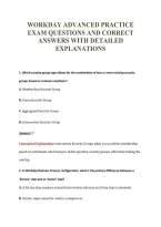 Workday Exam Package Deal 100&percnt; Verified 2026&sol;2027