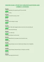 Esr 305 Exam 1 Study Set Updated Questions And&NewLine;Correct Answers