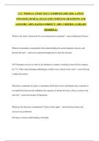 CCC Module 4 Post-Test 2025&sol;2026 &vert; 240 Exam Practice Questions and Answers &vert; Complete Updated Study Guide with Verified Answers