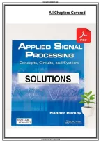 Solutions Manual&colon; Conv for Applied Signal Processing Concepts&comma; Circuits and Systems &lpar;1st Edition&rpar; - Graded A&plus; Co&period;&period;&period;