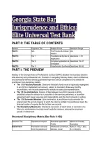 2026&sol;2027 Georgia State Bar Jurisprudence & Ethics&colon; S-Tier Universal Test Bank &lpar;Advanced Application Questions&rpar;