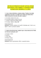 ATI TEAS Entrance Exam 2026&sol;2027 &vert; Complete Test Prep Study Guide with Reading&comma; Math&comma; Science and English Practice Questions and Answers