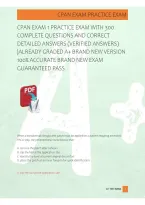 CPAN Exam 1 2026&sol;2027 &vert; Certified Post Anesthesia Nurse Practice Questions and Answers &vert; Complete Certification Exam Prep Study Guide