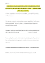 CCBC BIO 110 Exam 2 2026&sol;2027 &vert; Complete Biology Exam Review&comma; Practice Questions and Answers &vert; Study Guide and Exam Prep