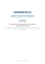 Examenfocus Logistiek en Supply Chain Management &vert; UGent