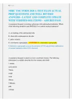 &NewLine;NBRC TMC Form 2020 A Exam 2026&sol;2027 &vert; Therapist Multiple-Choice Practice Questions&comma; Answers & Study Guide