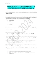 CRPC Exam 2026&sol;2027 &vert; Certified Retirement Planning Counselor Practice Questions&comma; Answers & Study Guide