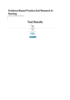 Evidence-Based Practice and Research in Nursing &ndash; Study Guide&comma; Key Concepts and Exam Review 2026&sol;2027