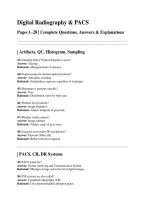 Digital Radiography & PACS &ndash; Study Guide&comma; Imaging Systems&comma; Key Concepts and Exam Review 2026&sol;2027