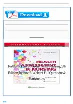 OFFER&excl;&excl;&excl;OFFER&excl;&excl; package  deal for  health assessment  Nursing   bundle  with complete rationales 100&percnt; pass