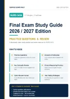 NURS 5434 &sol; NURS5434 Final Exam 2027 &vert; Actual Exam Questions and Revised Answers University Of Texas Arlington &lpar;Latest 2026 &sol; 2027 Update&rpar; A&plus; Grade Complete