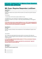 Portage Learning BIOD 151 Module 6 Exam 2026&sol;2027 &vert; Biology Practice Questions&comma; Answers & Exam Study Guide