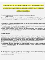 CCBC BIO 110 Final Exam Study Guide 2025&ndash;2026&colon; Biology Practice Questions and Answers with Explanations