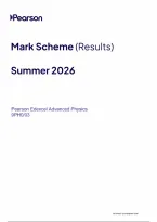 Edexcel A Level Physics Paper 3 Mark Scheme 2026