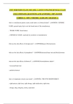 EMT Midterm Exam Study Guide&colon; Emergency Medical Technician Practice Questions and Answers