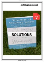 Solutions Manual for Conv for Simulations of Oscillatory Systems &lpar;1st Edition&rpar; by Butikov - Graded A&plus; Comprehens&period;&period;&period;