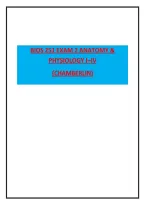 BIOS 251 Anatomy and Physiology I Exam Review