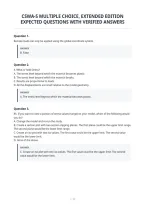 Cswa-S Multiple Choice&comma; Extended Edition&NewLine;Expected Questions With Verified Answers