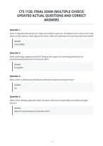 Cts 1120&comma; Final Exam &lpar;Multiple Choice&rpar;&NewLine;Updated Actual Questions And Correct&NewLine;Answers