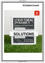 Solutions Manual&colon; Conv for Structural Dynamics Concepts and Applications &lpar;1st Edition&rpar; - Busby - Graded A&plus; Compr&period;&period;&period;