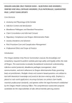 Oregon Earlobe-Only Piercer Exam &ndash; Questions And Answers &vert;&NewLine;Verified And Well Detailed Answers &vert; Plus Rationales &vert; Guaranteed&NewLine;Pass &vert; Latest Exam Update