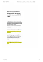 Mental Health Proctored ATI Test&comma; With Correct Questions And Answers&period;