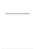 Shadow Health Focused Exam&colon; Abdominal Pain &ndash; Study Guide and Assessment Review