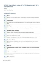 NUR 257 Exam 4 Study Guide &ndash; UPDATED Questions with 100&percnt;&NewLine;Verified Answers