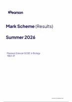 Edexcel GCSE Biology Paper 2 Mark Scheme 2026